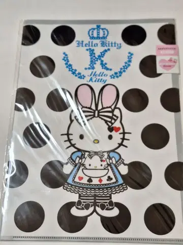 레어 헬로키티 앨리스키티 신비한 과학의 원더랜드 클리어 파일