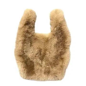 CLOUDY 에코 퍼 편의점 백 베이지 S