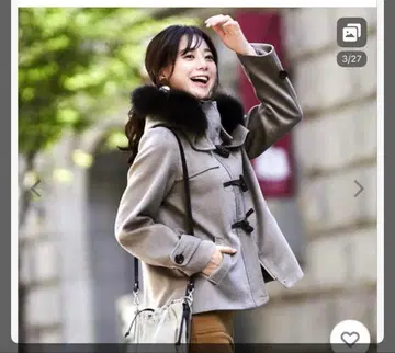 RUIRUE BUTIQUE 숏 더플 13호 LL 베이지