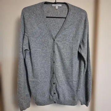 새상품급 유니클로 캐시미어 100% 그레이 가디건 L 사이즈