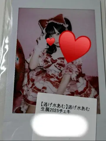 신기루 아뮤 생일 의상 2025 란 폴라로이드