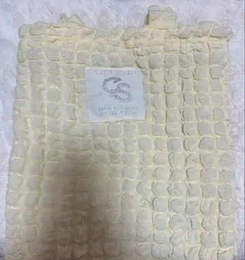 CUTIE STREET 큐스트 팝콘 토트백