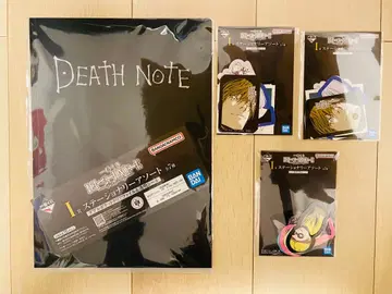 제일복권 데스노트 I상 더블 포켓 클리어 파일 & 투명 씰 스티커