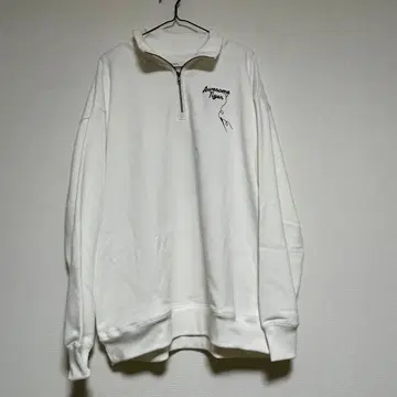 그라니프 오썸 타이거 스레드 쭈리 헤비웨이트 하프 지퍼 맨투맨