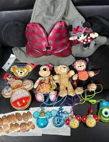 디즈니 팬캡 펜던트 바 와펜 메달 25점