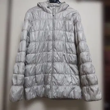 베이지 폴리에스테르 자켓