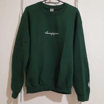 takumagazine 맨투맨 S 짙은 녹색