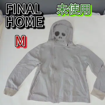 [ 미사용 ] FINALHOME 라이트 그레이 후드티 M