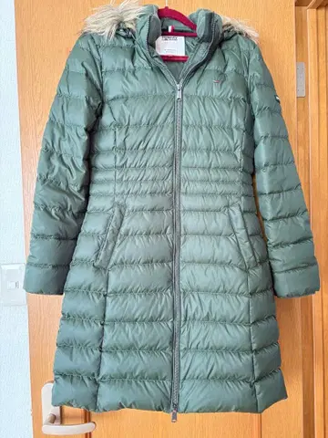 타미힐피거 후드 부착 다운 자켓