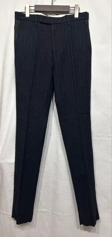 BACKLASH 울 스트라이프 슬랙스 팬츠 / 백래쉬 가죽 라이더스