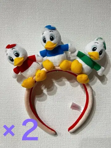 휴이듀이루이 머리띠 2개 디즈니