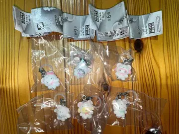 산리오 메지루시 액세서리 포근포근 스노우 가챠가챠 컴플리트 세트