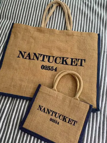 난타켓 바스켓 린넨 에코백 세트