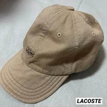 LACOSTE 캡 베이지