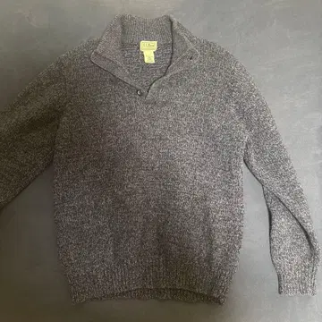 L.L.Bean 그레이 하프 지퍼 스웨터 M