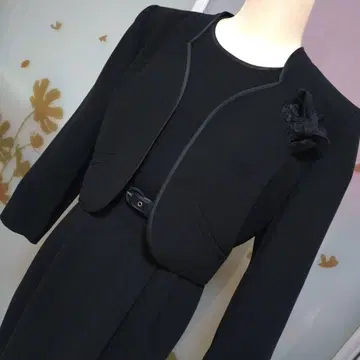 블랙 자켓 포함 원피스 예복