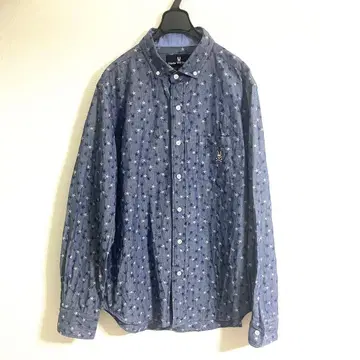 Psycho Bunny 별 패턴 던거리 긴팔 셔츠