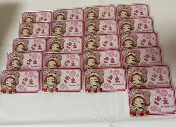 블루 록 플라워 베어 아크릴 네임 배지 이토시 사에 21점