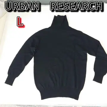 URBANRESEARCH 어반 리서치 블랙 터틀 니트 40