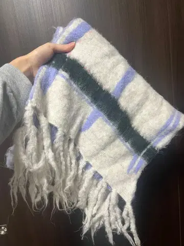 pamm 투명한 공기 체크 머플러