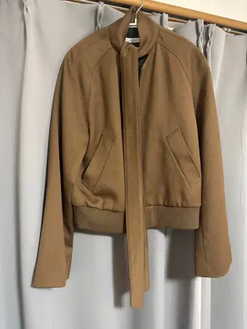 스카프 숏 블루종