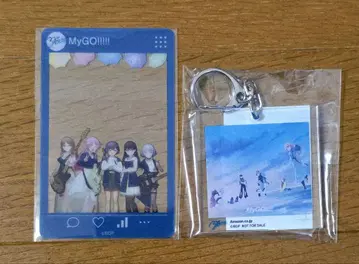MyGO!!!!! 아토단쿠 아크릴 키링 SNS풍 클리어 카드