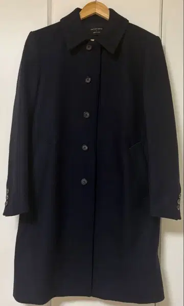 UNITED TOKYO 멜톤 스텐카라 코트 사이즈 1 네이비