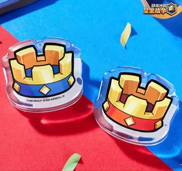 Clash Royale 크라운 아크릴 클립 3개 세트