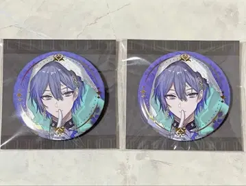 니지산지 코야나기 로우 할로윈 캔뱃지 금박