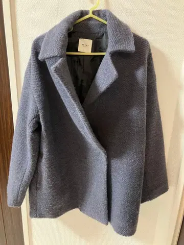 BEAMS HEART 빔즈 하프 코트 그레이