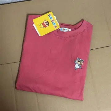 짱구는 못말려 핑크 T셔츠 팬더