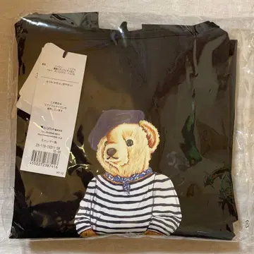 랄프 로렌 폴로베어 에코백 포켓터블 숄더 벨트 포함 블랙