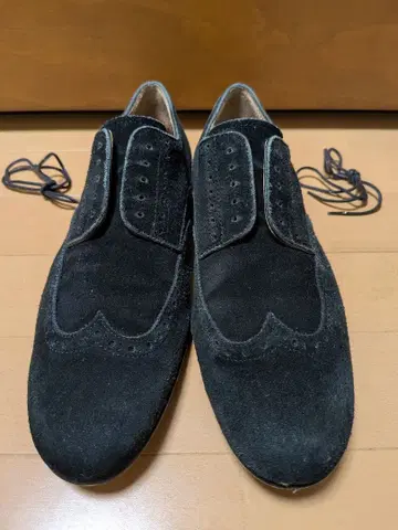 넘버나인 스웨이드 윙팁 슬립온 타입 미야시타 타카히로