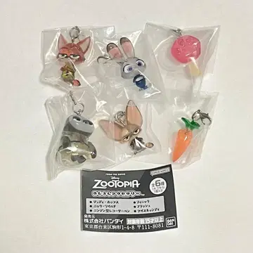 [ 미개봉 새상품 익명 배송 ] 주토피아 메지루시 액세서리 컴플리트 세트