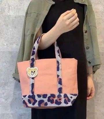 러브리 바이 페이러 텐노지 미오점 한정판 테디 참 포함 토트 새상품급