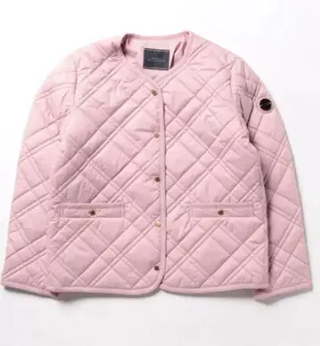 다니엘 웰링턴 핑크 퀼팅 자켓