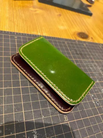 신희 가죽 코도반 카드 케이스