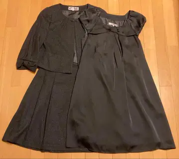 3점 세레모니 트위드 수트 자켓 스커트 원피스