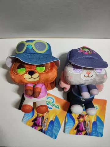 주토피아 2 & you 마스코트 vol.1 2점