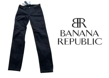 BANANA REPUBLIC 미드 라이즈 스키니 팬츠 24P 블랙