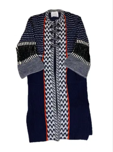 마메쿠로구치 롱 니트 가디건 코트