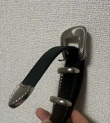 Jieda 웨스턴 벨트 실버 버클