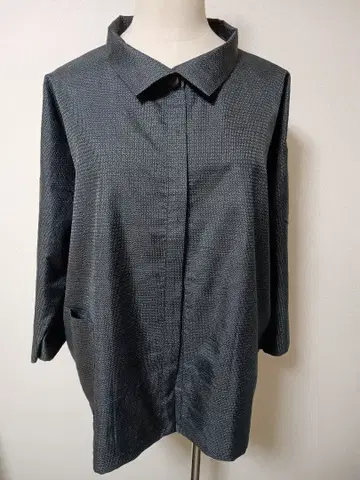 순수 실크 남성 오시마 명주 기모노 리메이크 자켓