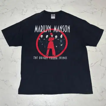 00s Marilyn Manson Tee Black 2XL