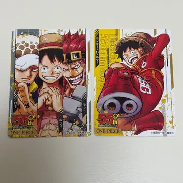 ONEPIECE 주간 소년 점프 55주년 기념 컬렉션 카드 정기 구독