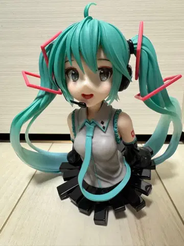 [ 개봉품: 상자 없음 ] 하츠네 미쿠 39일 기념 A상 흉상 피규어