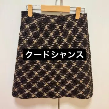 쿠 드 샹스 스커트 38 M 사이즈