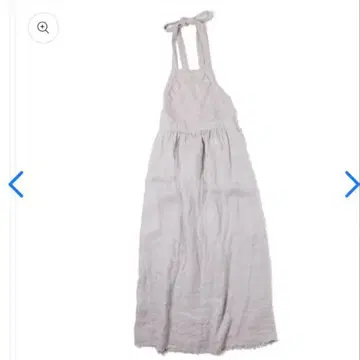 ARCHI 린넨 에이프런 롱 원피스