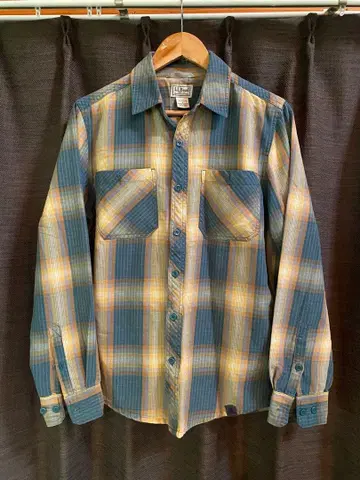 LL.Bean 체크 무늬 긴팔 셔츠 S 사이즈