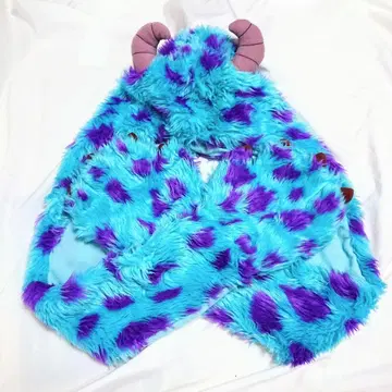 새상품급 디즈니 공식 굿즈 몬스터 주식회사 샐리 머플러 팬캡